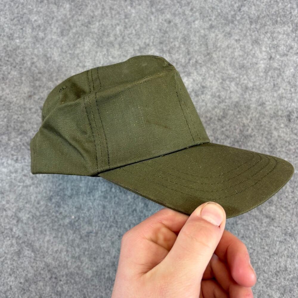 Vintage 60s Vietnam War USA Military Hot Weather Fitted Cap Mens Green Size 7